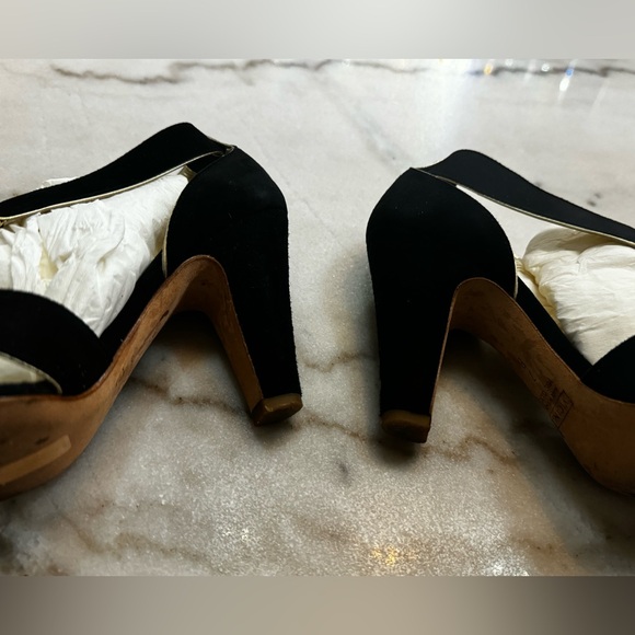 Guiseppe Zanotti Black Suede Sandals - Picture 6 of 13